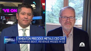 US dollar weakness will bring gold prices to new levels says Wheaton Precious Metals CEO [upl. by Zednanref]