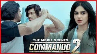 Back To Back Action Mashup  Commando 2  Fight Scenes  Vidyut Jammwal  Adah Sharma [upl. by Tadd]