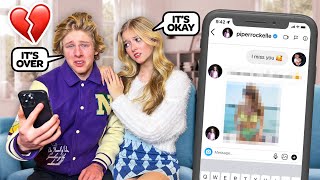 CATFISHING My Girlfriend To See If She CHEATS Prank Lev Cameron [upl. by Etnauq]