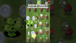 Ejercito de Plantas vs Ejercito de Zombipitosv pvz plantsvszombies [upl. by Corson]