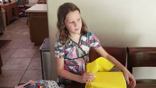 Stitch Fix Kids Unboxing Review 9 year old girl [upl. by Nadual]