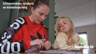 Schoonmaken tandarts en kinderboerderij Familie Elting Weekvlog 52 [upl. by Natale]