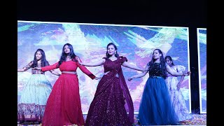 Telugu Sangeet Girls Dance Performance  Telugu Wedding  Group Dance Peformance [upl. by Rbma]