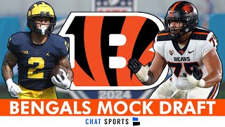 2024 Bengals Mock Draft 7Round Cincinnati Bengals Draft Picks For 2024 NFL Draft [upl. by Muscolo284]