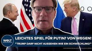 UKRAINEKRIEG Leichtes Spiel für Putin Von wegen quotTrump darf nicht aussehen wie ein Schwächlingquot [upl. by Kcirdec]