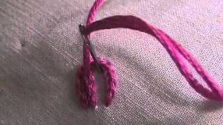 Embroidery How to Use Split Stitch as a Fill Stitch [upl. by Sidalg]