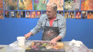 How to Use a Canvas and Glue to Mount a Painting [upl. by Ahsinrac]