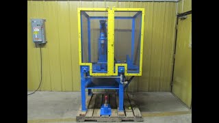 Parker Hannifin B16 Pneumatic Arbor Press Punch  Safety Cage [upl. by Obe]