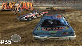 Flatout 1 2004  Demolition Derby Gameplay 35  Demolition Arena Pc [upl. by Mufinella398]