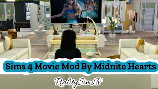 Sims4 Mod  Movie Mod  By Midnite Hearts Mods  CC [upl. by Sibel]