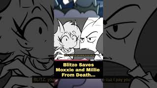 Blitzo Saves Moxxie amp Millie HELLUVA BOSS LEAKED [upl. by Kirk]