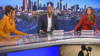 TV Anchors Freak Out as Earthquake Rattles Los Angeles [upl. by Andres]