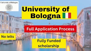 University of Bologna Italy Admission process for BS MS PhD [upl. by Shimberg321]