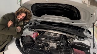 Camaro ZL1 1LE Cords Performance expansion tank install [upl. by Izaak]