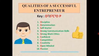 Qualities of Successful Entrepreneur  Ch 3  Class 12 XII  OCM  HSC 12th New Syllabus 202021 [upl. by Sammie]