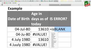 How to use the ISERROR function in Excel  Beginners Step by Step guide  Syntax uses and examples [upl. by Phillada]