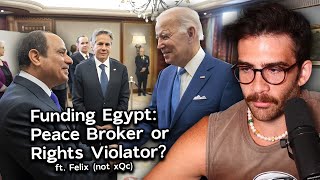 Why Is the US Sending Billions in Taxpayer Money to Egypt  HasanAbi reacts [upl. by Yrogerg713]