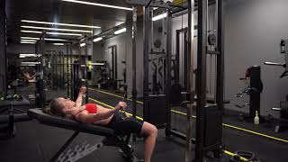 Supine Cable Lateral Raise [upl. by Irej]