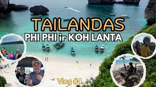 Tailandas  Phi Phi ir Koh Lanta salos  Keliaujame po Aziją 4 [upl. by Ameerak]