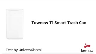 Townew T1 Smart Trash Can le test en français [upl. by Civ910]