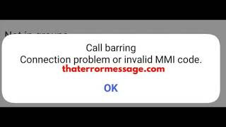 Connection problem or invalid MMI code Talk 2 Globe [upl. by Idna843]