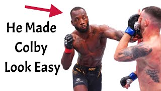 Colby Covington Fought Scared amp Got Shown Levels Against Leon Edwards [upl. by Godderd]