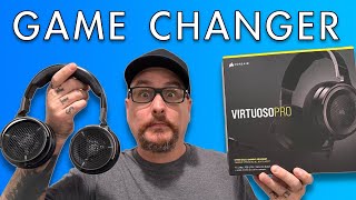 This new gaming headset is so good Corsair Virtuoso Pro Detailed Review [upl. by Collbaith]