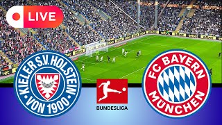 🔴LIVE HOLSTEIN KIEL VS BAYERN MUNICH  German Bundesliga 202425  PES 21 Gameplay [upl. by Ramad]