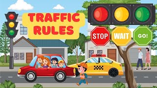 Traffic Lights  Red light  Yellow Light  Green Light  Nursery Rhymes amp Kids Songs  English [upl. by Orford]