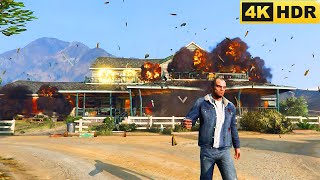 GTA V Destroy the ONeils Meth Lab CHINESE MISSION  Realistic Ultra Graphics Gameplay 4k 60fps [upl. by Brennen]