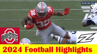 Akron vs 2 Ohio State Football Game Highlights 8 31 2024 [upl. by Dionis]