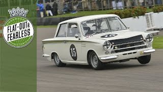 Matt Neal eats up Silverstone opposition in Lotus Cortina [upl. by Kirsteni495]