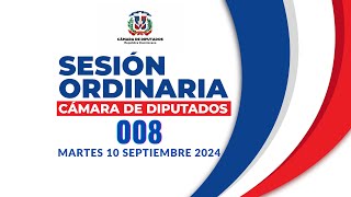 En vivo│Segunda Legislatura Ordinaria de 2024 Sesión Ordinaria No08 martes 10 sept 2024 [upl. by Kelcie642]