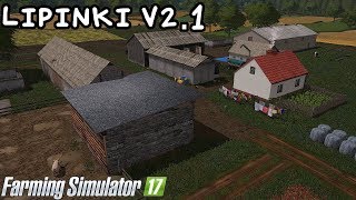 🗺️Prezentacja mapy  Lipinki V21 60 Farming Simulator 17  NetNar [upl. by Ettolrahc521]