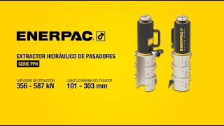 Extractor hidráulico de pasadores serie PPH Metric  Enerpac [upl. by Garik]