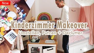 Kinderzimmer umstellen amp gründlich putzen  Sortieren Declutter amp Organisieren 🧸✨ [upl. by Viridis197]