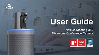 NexiGo Meeting 360 Gen 2 Smart AIO Video Conference Camera Instruction [upl. by Beltran]