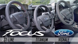 2019 Ford Focus Interior  STLine  Titanium  Vignale [upl. by Sicard]