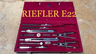 Review  Riefler E22S Drafting Compass Set [upl. by Aivatan]