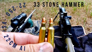 22250 vs 22 Creedmoor AI • 33 Stone Hammer [upl. by Cathie324]