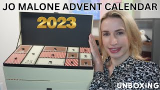 JO MALONE 2023 ADVENT CALENDAR UNBOXING [upl. by Beaner]