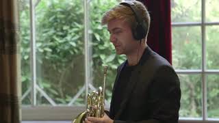 Ben Goldscheider plays Hildegard Westerkamp Fantasie for Horns II [upl. by Fujio984]