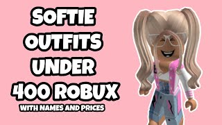 Softie Roblox Outfits Under 400 Robux  Softie Outfits Under 400 Robux  Roblox Softie Outfits 400 [upl. by Tera]