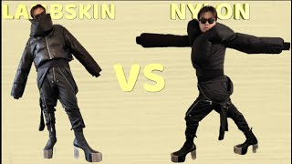 Nylon Vs Lambskin Which is Warmer Rick Owens lambskin Leather Funnel Neck Down Jacket  MAKASY [upl. by Caesar921]