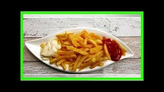 Pommes selber machen Anleitung und ein fettarmes Rezept [upl. by Nnylak]