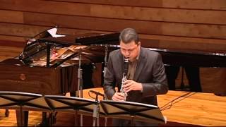 Jörg Widmann Fantasie for clarinet solo David Medina playing [upl. by Inez]