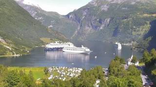 Geiranger Live now 20170721挪威蓋朗厄爾峽灣 [upl. by Pugh]