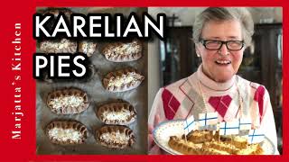 Karelian Pies  Marjatta’s Kitchen [upl. by Alleusnoc504]