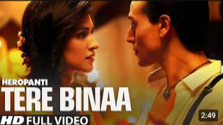 heropanti tere binaa video song heropanti heropanti2song tigershroff viralvideo trending [upl. by Htezzil]