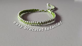 how to make easy bracelet  yarnivora [upl. by Kerwon]